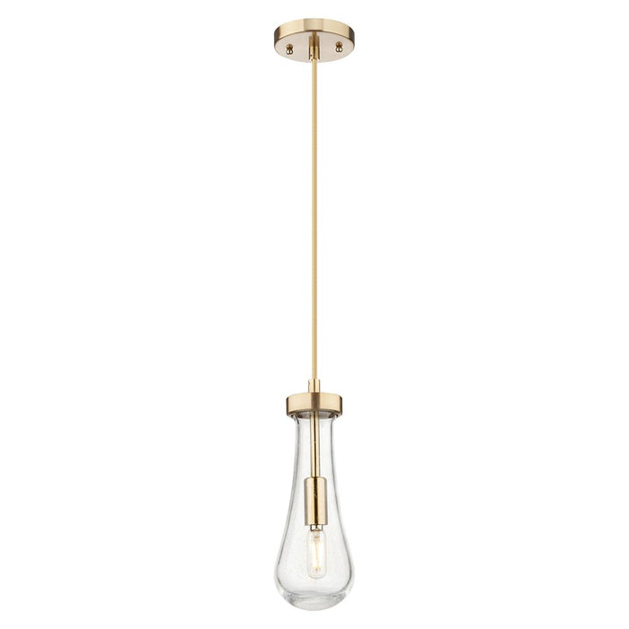 Innovations Owego 1Lt 4" Cord Pendant, Bronze/Seedy Glass - 451-1P-CB-G451-4SDY
