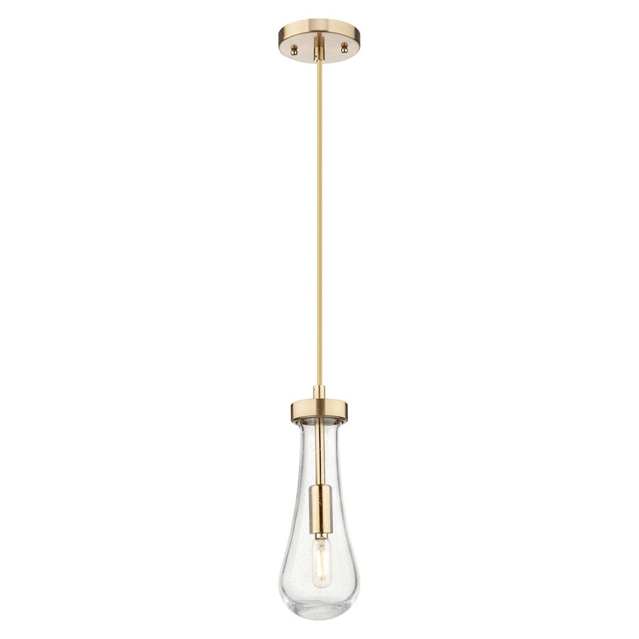 Innovations Owego 1Lt 4" Cord Pendant, Bronze/Seedy Glass - 451-1P-CB-G451-4SDY