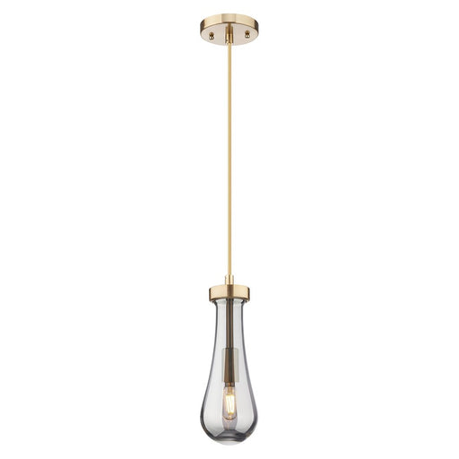 Innovations Owego 1Lt 4" Cord Pendant, Bronze/Smoke Glass - 451-1P-CB-G451-4SM