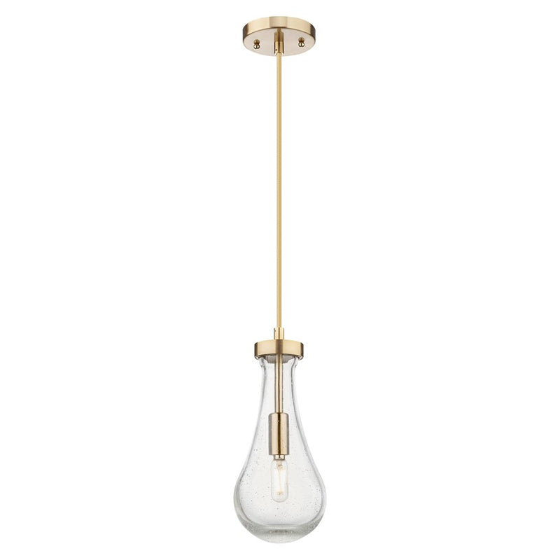 Innovations Owego 1Lt 5" Cord Pendant, Bronze/Seedy Glass - 451-1P-CB-G451-5SDY