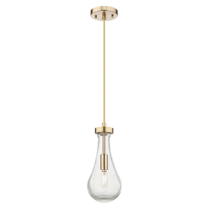 Innovations Owego 1Lt 5" Cord Pendant, Bronze/Seedy Glass - 451-1P-CB-G451-5SDY