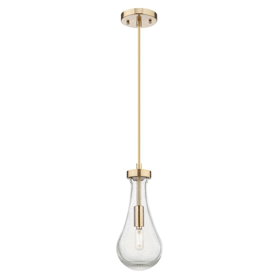 Innovations Owego 1Lt 5" Cord Pendant, Bronze/Seedy Glass - 451-1P-CB-G451-5SDY