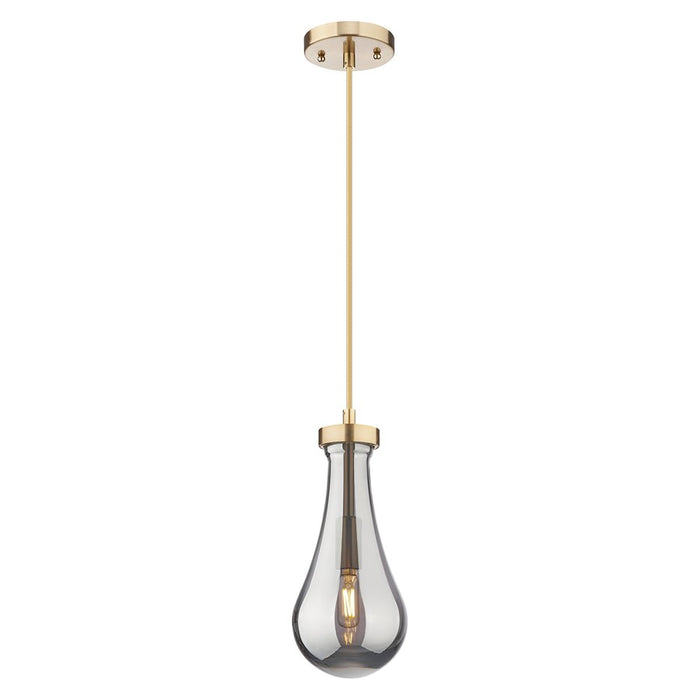 Innovations Owego 1Lt 5" Cord Pendant, Bronze/Smoke Glass - 451-1P-CB-G451-5SM