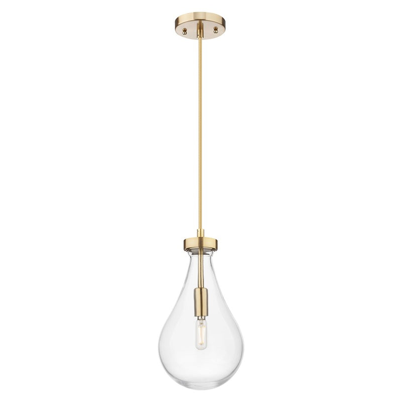 Innovations Owego 1Lt 7" Cord Pendant, Bronze/Clear Glass - 451-1P-CB-G451-7CL