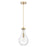 Innovations Owego 1Lt 7" Cord Pendant, Bronze/Clear Glass - 451-1P-CB-G451-7CL