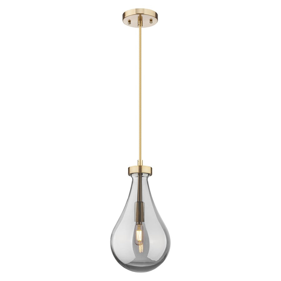Innovations Owego 1Lt 7" Cord Pendant, Bronze/Smoke Glass - 451-1P-CB-G451-7SM