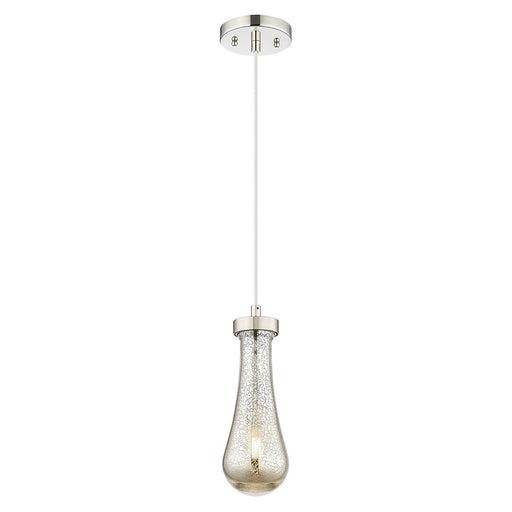 Innovations Owego 4" Cord Pendant, PN/Merc Glass - 451-1P-PN-G451-4ME