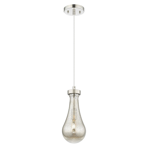 Innovations Owego 5" Cord Pendant, PN/Merc Glass - 451-1P-PN-G451-5ME