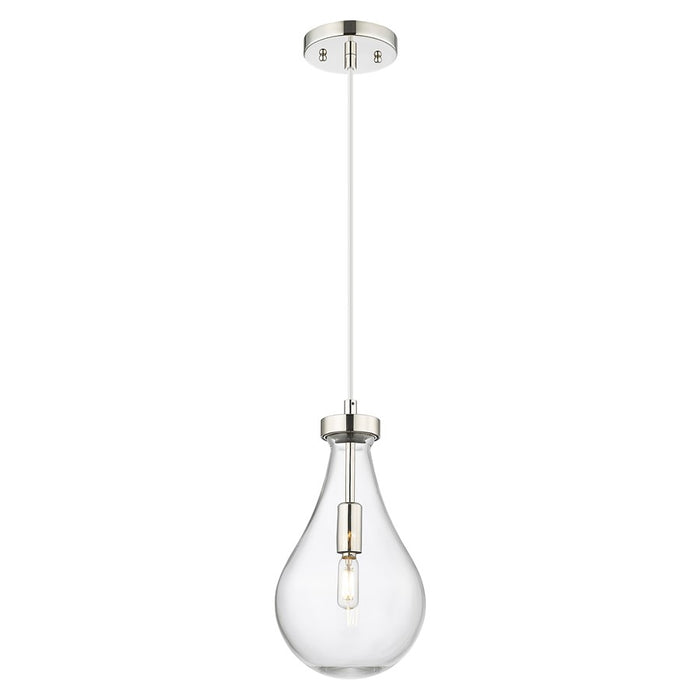 Innovations Owego 7" Cord Pendant, PN/Clear - 451-1P-PN-G451-7CL