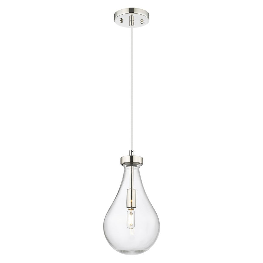 Innovations Owego 7" Cord Pendant, PN/Clear - 451-1P-PN-G451-7CL