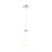 Innovations Owego 1Lt 7" Cord Pendant, PN/Gloss White - 451-1P-PN-G451-7GWH