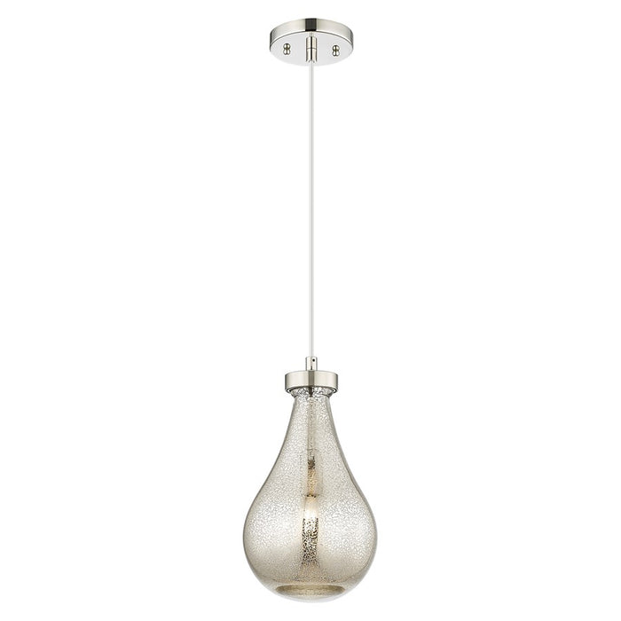 Innovations Owego 7" Cord Pendant, PN/Merc Glass - 451-1P-PN-G451-7ME