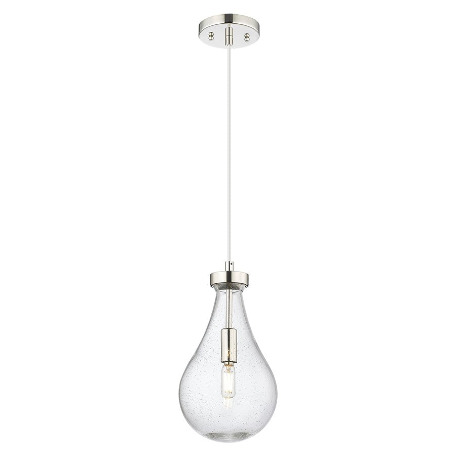 Innovations Owego 7" Cord Pendant, PN/Seedy Glass - 451-1P-PN-G451-7SDY