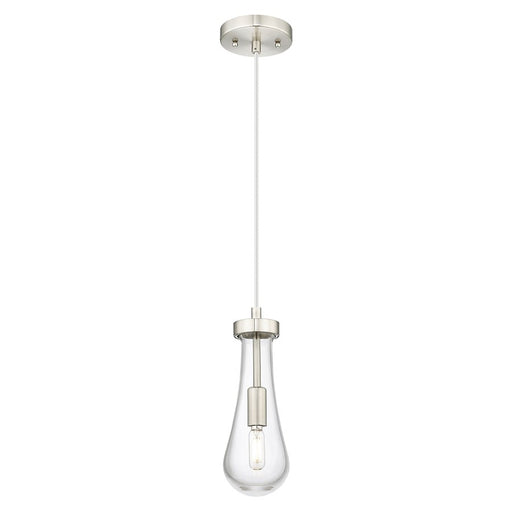 Innovations Owego 4" Cord Pendant, Satin Nickel/Clear Glass - 451-1P-SN-G451-4CL