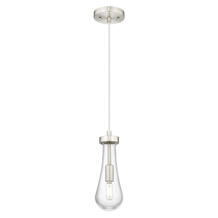 Innovations Owego 4" Cord Pendant, Satin Nickel/Clear Glass - 451-1P-SN-G451-4CL
