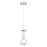 Innovations Owego 4" Cord Pendant, SN/Seedy Glass - 451-1P-SN-G451-4SDY