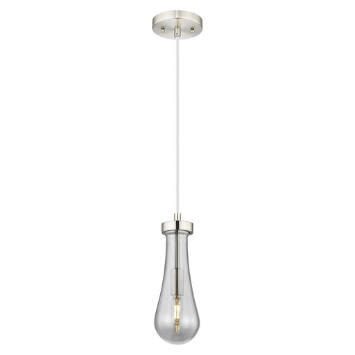 Innovations Owego 4" Cord Pendant, Satin Nickel/Smoke Glass - 451-1P-SN-G451-4SM