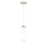 Innovations Owego 1Lt 5" Cord Pendant, SN/Gloss White - 451-1P-SN-G451-5GWH
