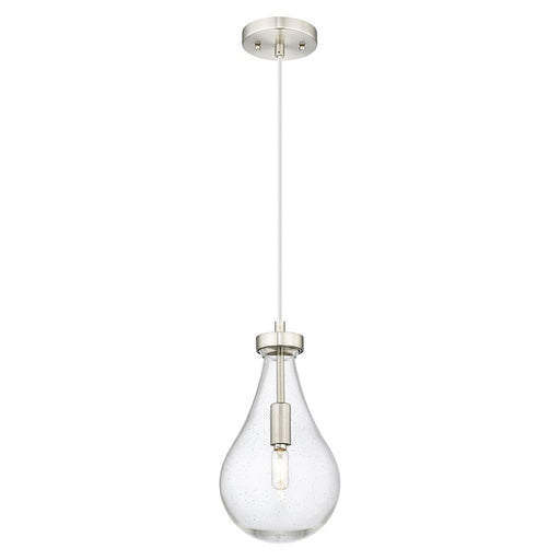 Innovations Owego 7" Cord Pendant, SN/Seedy Glass - 451-1P-SN-G451-7SDY