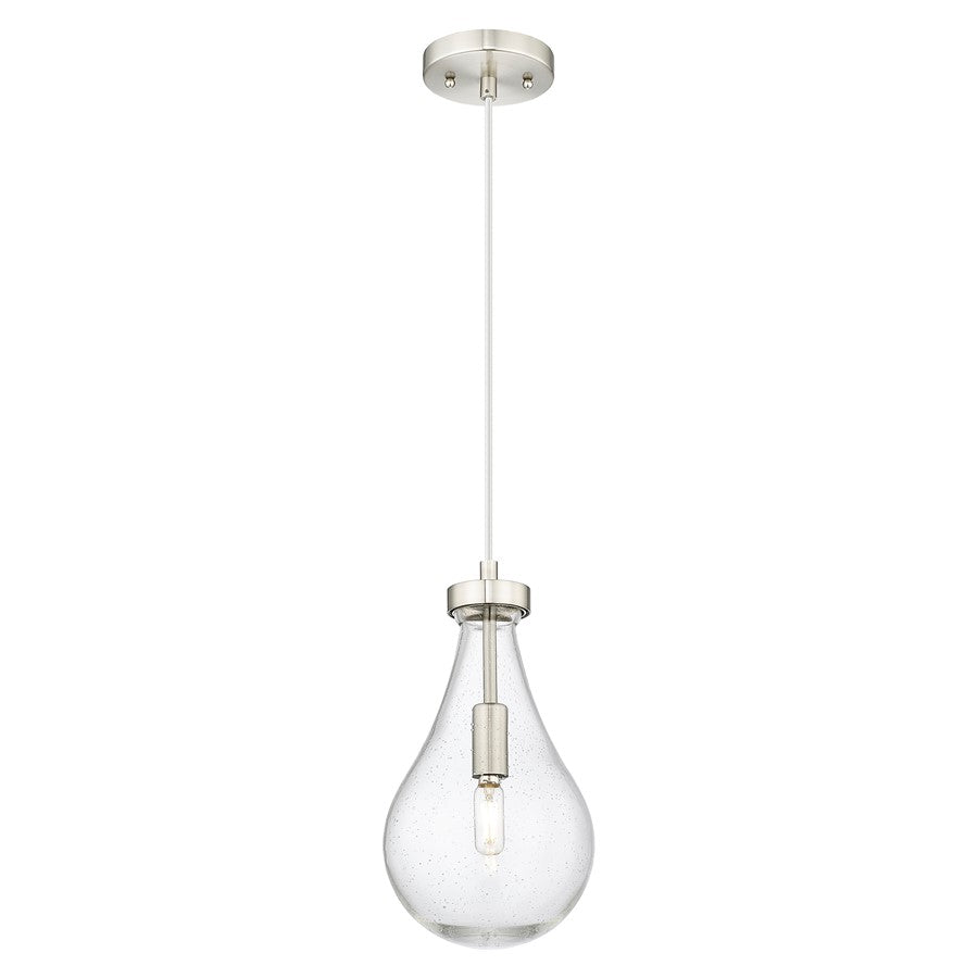 Innovations Owego 7" Cord Pendant, SN/Seedy Glass - 451-1P-SN-G451-7SDY
