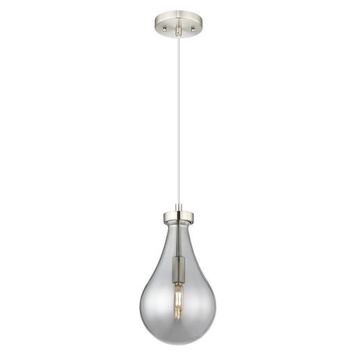 Innovations Owego 7" Cord Pendant, Satin Nickel/Smoke Glass - 451-1P-SN-G451-7SM