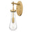 Innovations Owego 4" Wall Sconce, Brushed Brass/Clear Glass - 451-1W-BB-G451-4CL
