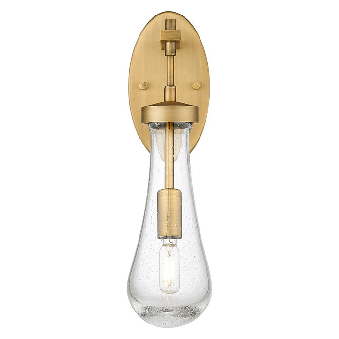 Innovations Owego 4" Wall Sconce, BB/Seedy Glass
