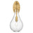 Innovations Owego 7" Wall Sconce, Brushed Brass/Clear Glass