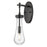 Innovations Owego 1Lt 4" Wall Sconce, Black/Clear Glass - 451-1W-BK-G451-4CL