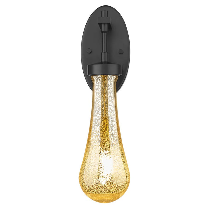 Innovations Owego 1Lt 4" Wall Sconce, Black/Mercury Glass