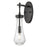 Innovations Owego 1Lt 4" Wall Sconce, Black/Seedy Glass - 451-1W-BK-G451-4SDY