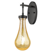 Innovations Owego 1Lt 5" Wall Sconce, Black/Mercury Glass - 451-1W-BK-G451-5ME