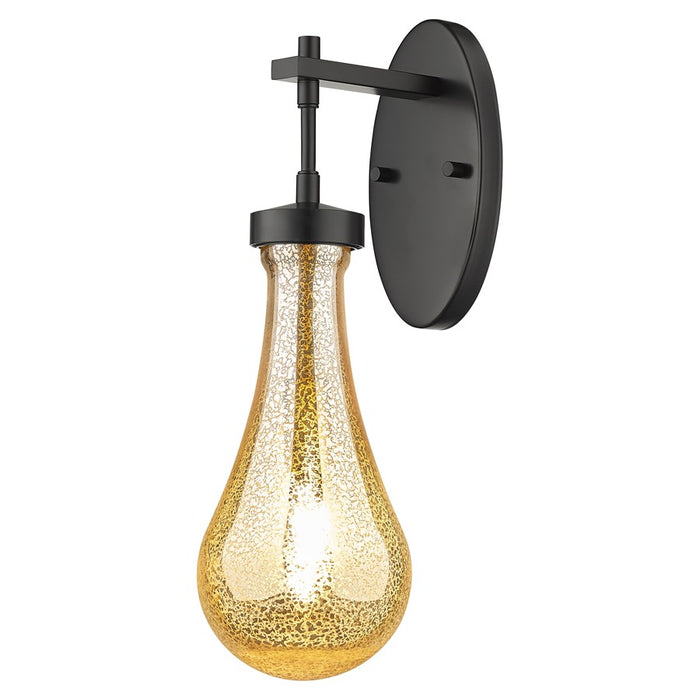 Innovations Owego 1Lt 5" Wall Sconce, Black/Mercury Glass - 451-1W-BK-G451-5ME