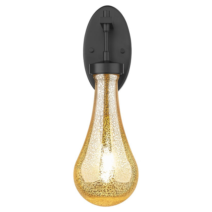 Innovations Owego 1Lt 5" Wall Sconce, Black/Mercury Glass