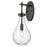 Innovations Owego 1Lt 7" Wall Sconce, Black/Clear Glass - 451-1W-BK-G451-7CL