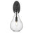 Innovations Owego 1Lt 7" Wall Sconce, Black/Clear Glass