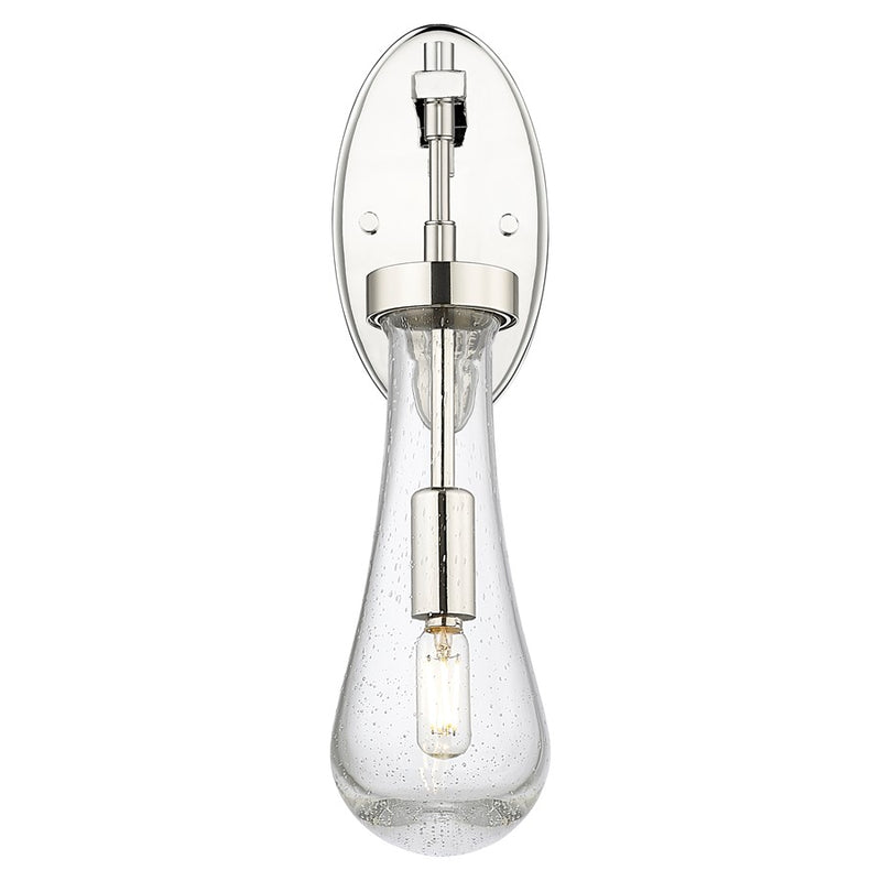 Innovations Owego 4" Wall Sconce, PN/Seedy Glass