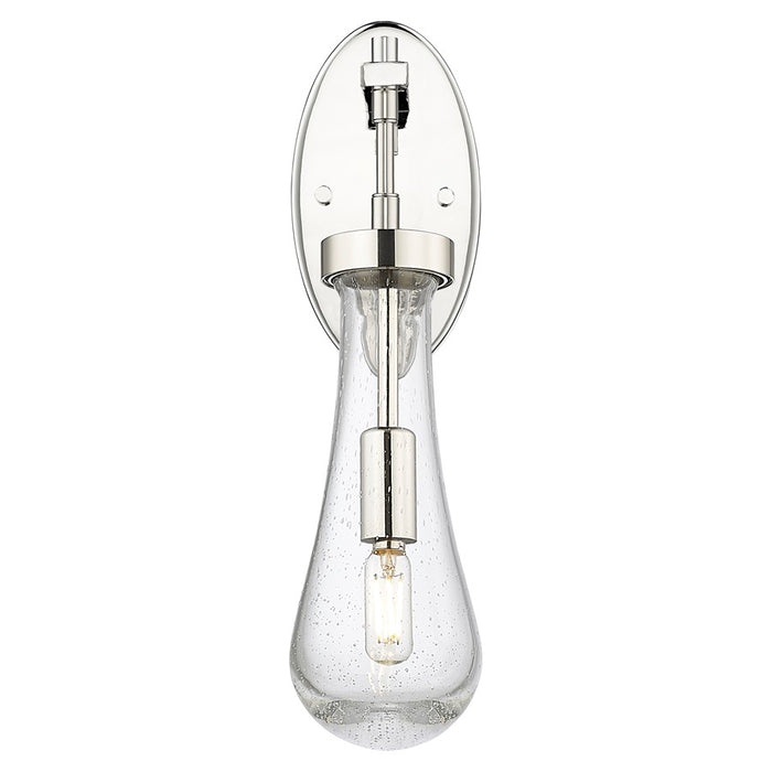 Innovations Owego 4" Wall Sconce, PN/Seedy Glass