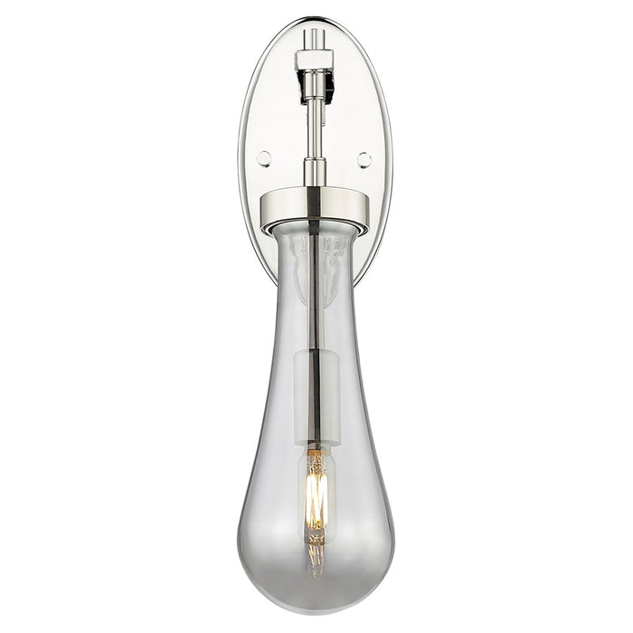 Innovations Owego 4" Wall Sconce, PN/Smoke Glass
