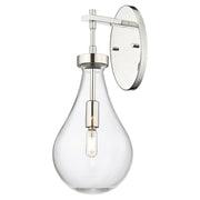 Innovations Owego 7" Wall Sconce, PN/Clear - 451-1W-PN-G451-7CL