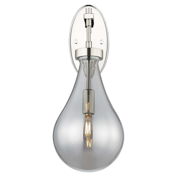 Innovations Owego 7" Wall Sconce, PN/Smoke Glass