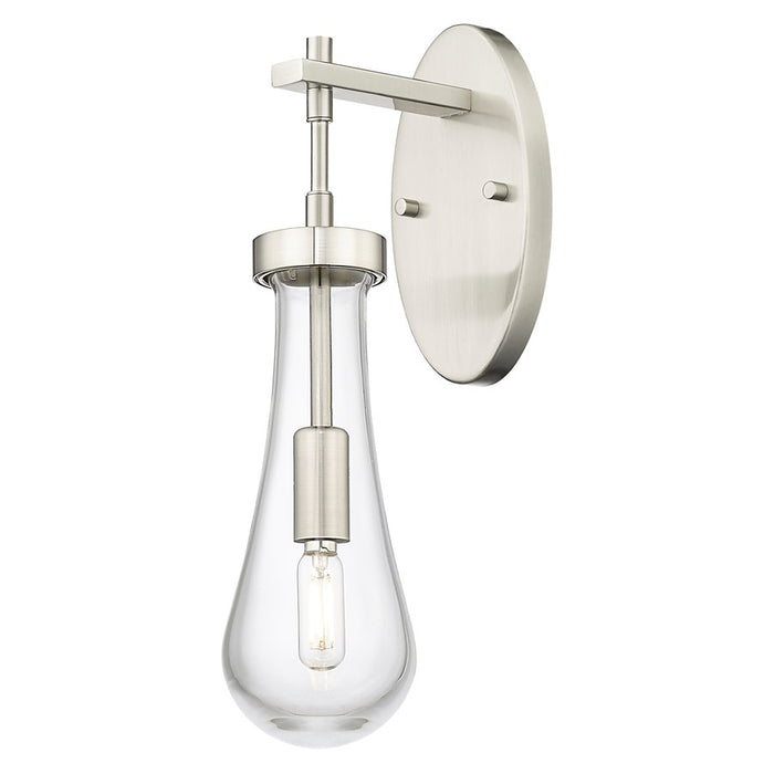 Innovations Owego 4" Wall Sconce, Satin Nickel/Clear Glass - 451-1W-SN-G451-4CL