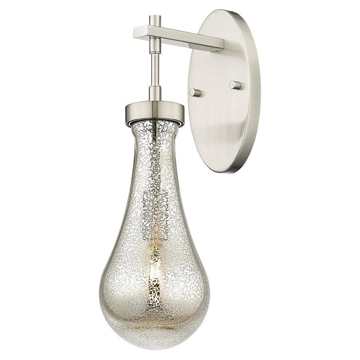 Innovations Owego 5" Wall Sconce, SN/Merc Glass - 451-1W-SN-G451-5ME