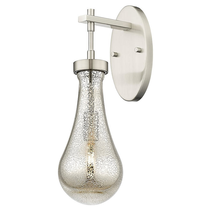 Innovations Owego 5" Wall Sconce, SN/Merc Glass - 451-1W-SN-G451-5ME