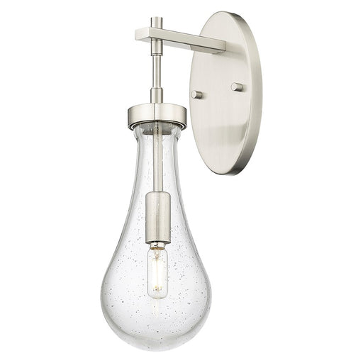 Innovations Owego 5" Wall Sconce, Satin Nickel/Seedy Glass - 451-1W-SN-G451-5SDY