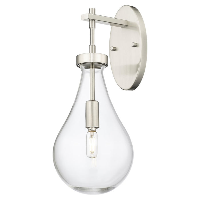 Innovations Owego 7" Wall Sconce, Satin Nickel/Clear Glass - 451-1W-SN-G451-7CL