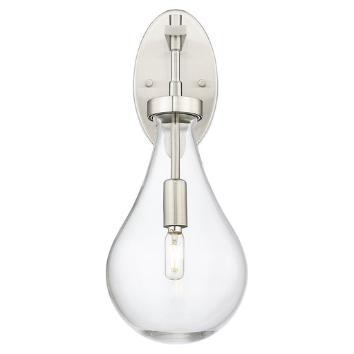 Innovations Owego 7" Wall Sconce, Satin Nickel/Clear Glass