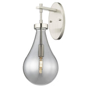 Innovations Owego 7" Wall Sconce, Satin Nickel/Smoke Glass - 451-1W-SN-G451-7SM