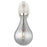 Innovations Owego 7" Wall Sconce, Satin Nickel/Smoke Glass