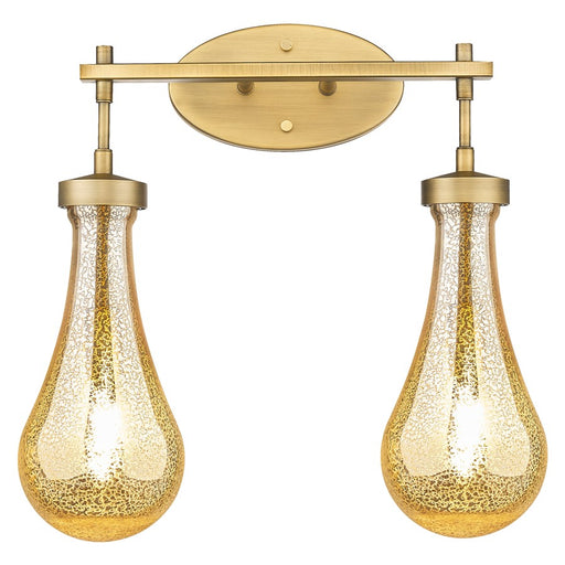 Innovations Owego 2Lt 17" Bath, Brushed Brass/Mercury Glass - 451-2W-BB-G451-5ME